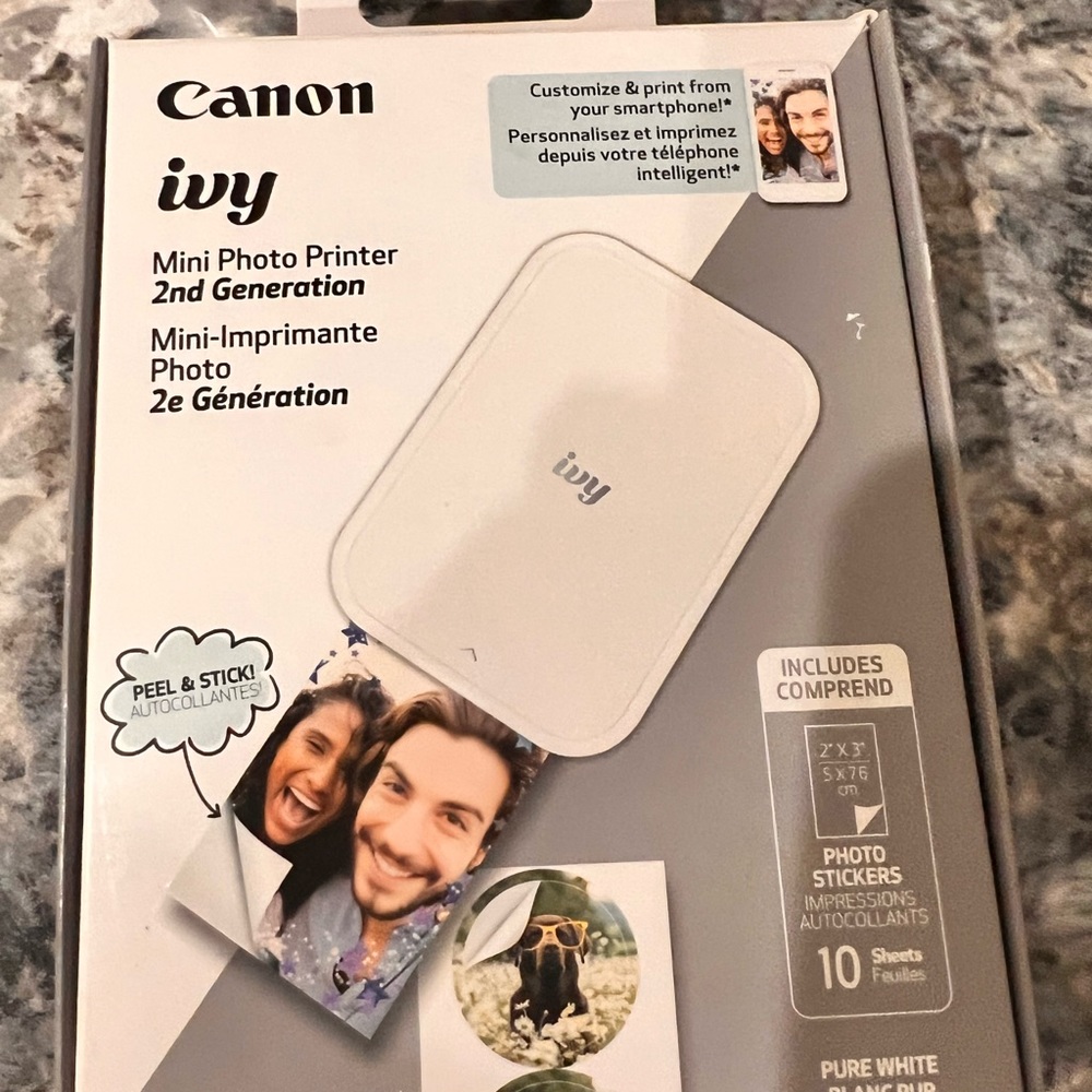 Canon, ivy, mini photo printer